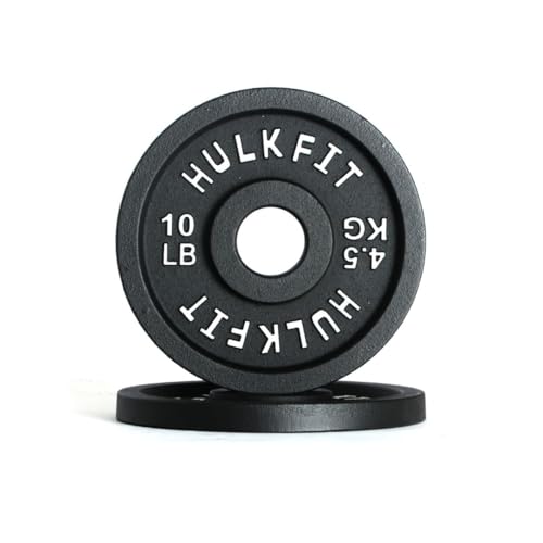 HulkFit 2-inch Olympic Steel Plate, 5lb Pair