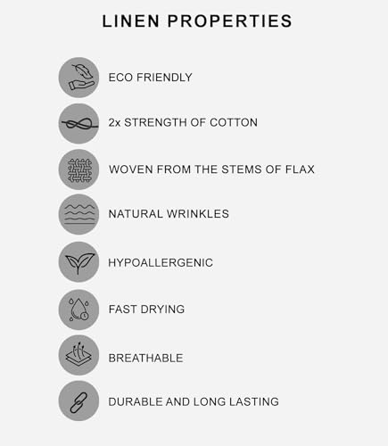 Ruvanti Premium Linen Napkins Set of 6-20x20 Inch, Classic Hemstitch, Mitered Corner Cloth Napkins ‎‎- Soft, Elegant Dinner Napkins Cloth Washable for Weddings, Parties, Everyday Use - Navy