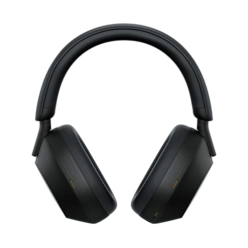 Sony WH-1000XM5 The Best Wireless Noise Canceling Headphones, Made Of Soft Fit Synthetic Leather, Integrated Processor V1, With 4 Beamforming Microphones, Up To 30-Hour Battery Life, Black