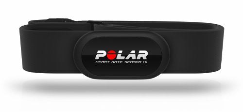 POLAR FT60 Men's Heart Rate Monitor Watch (Black with White Display)