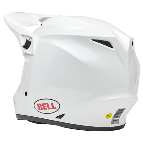 BELL MX-9 MIPS Dirt Helmet (Gloss Jackal Hi-Viz Green/Purple - Medium)