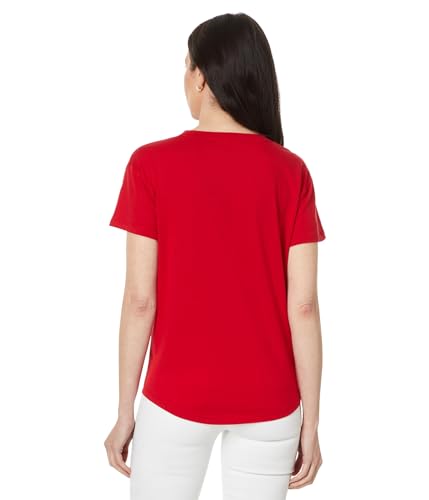 Tommy Hilfiger, Womens, Americana Hotfix Tee, Scarlet, X-Small