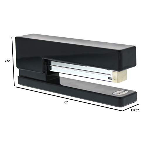 JAM PAPER Modern Desk Stapler - Black - Sold Individually