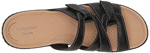 Clarks Women's Merliah Karli Sandal, Black, 8