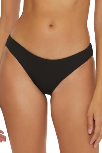 Becca Modern Edge Rib Hipster Bottom Black XS