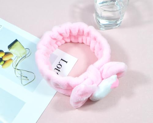 GGJQQDM Kawaii Headband for Spa, Makeup, Face Washing & Pajama Parties - Suitable for Girls and Women (F)