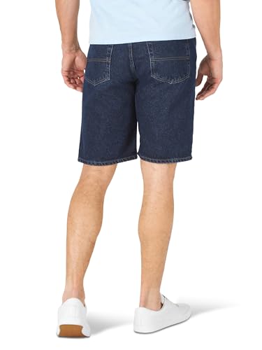 Wrangler Authentics Men's Classic Relaxed Fit Five Pocket Jean Short, Dark Rinse, 52