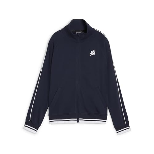 Puma Golf Women's Birdie Track Jacket, DEEP Navy-White Glow