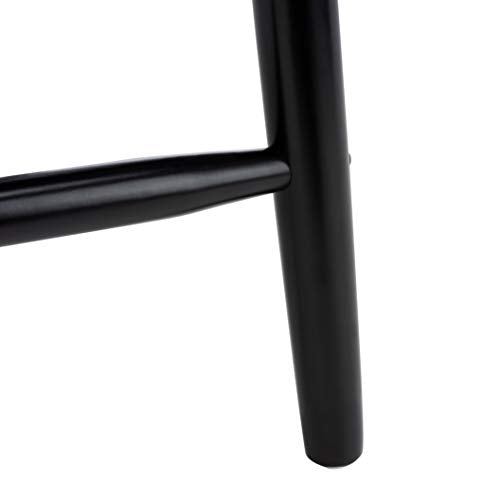 Safavieh Home Collection Galena Spindle Back Black Counter 24-inch Stool (Set of 2)