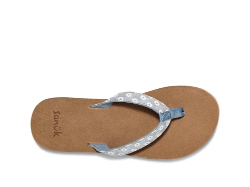 Sanuk Happy Placer Daisy White Daisy 5 B (M)