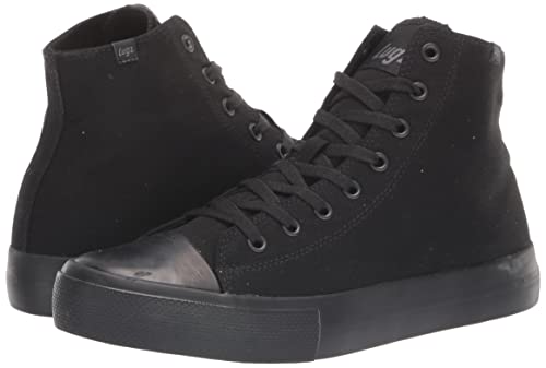 Lugz Women's Stagger Hi Fashion Sneaker, Black, 8 W US