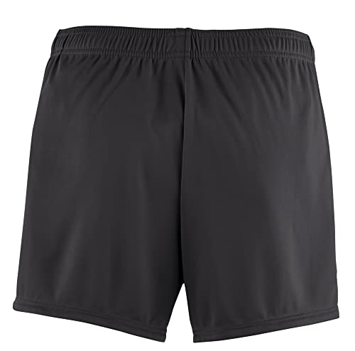 Mizuno Girls' Icon 3" Short, Black-Charcoal, Medium