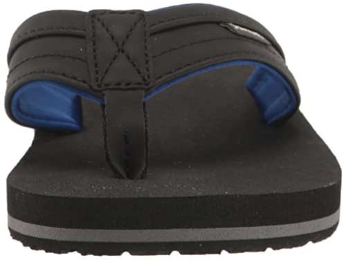 Sanuk Ziggy Flip-Flop, Black, US 2-3 Unisex Little Kid