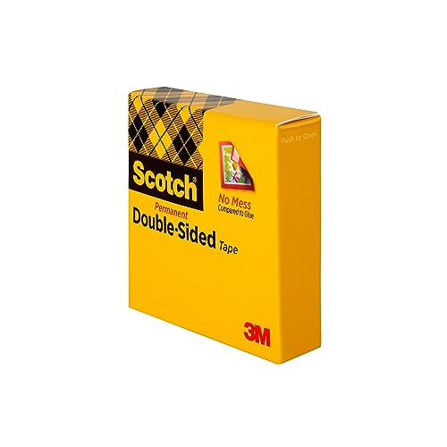 Scotch Double Sided Tape, 0.75 in. x 1296 in., 1 Roll