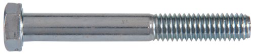 Hillman Hex Bolts, Steel Hex Bolts, Zinc Finish, (1/4"-20 x 2-1/2") - 100 pieces