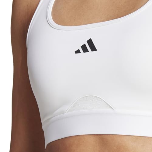 adidas Women's Powerreact Training Medium-Support Bra, Black