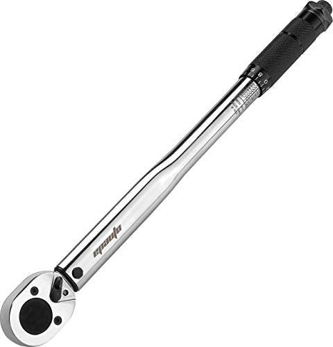 EPAuto 1/2-inch Drive Click Torque Wrench, 10-150 ft/lb, 13.6-203.5 N/m