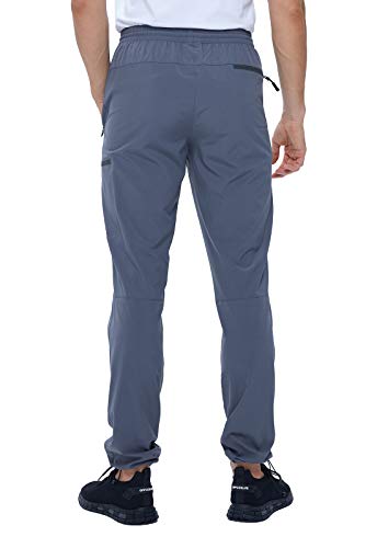 VEOBIKE Mens Outdoor Fishing Pants Lightweight Quick Dry Water Resistant Travel Drift Cargo Pants Zipper Pockets