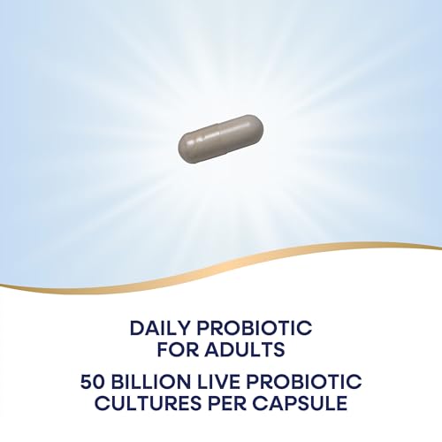 Nature's Way Extra Strength(1) Fortify Probiotic, Probiotics for Digestive Health, Prebiotics, 50 Billion Live Cultures, Digestive & Immune Health Support*, 30 Capsules