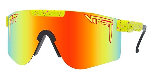 Pit Viper The Original Sunglasses Wide Fit (The 1993 with Polarized Rainbow Lens)