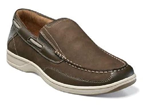 Florsheim Men's, Lakeside Slip-On Brown Nubuck 9 WW