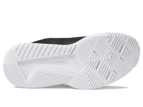 adidas Men's Court Team Bounce 2.0 Indoor Shoe, White/Black/White, 10