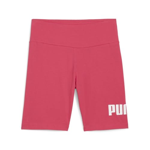 PUMA Women's Essentials 7" Logo Legging Shorts, Black-AH23 P, X-Small