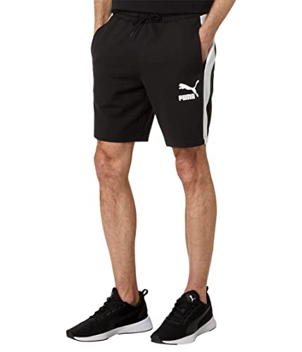 PUMA Men's T7 Iconic 8" Shorts, Black, Small