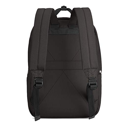 Travelon Origin-Sustainable-Anti-Theft-Large Backpack, Black, One Size