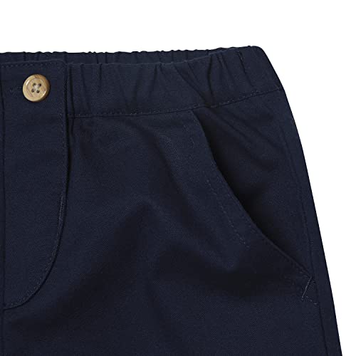 Gerber Baby and Toddler Boys Canvas Pants, Blue, 12 Months