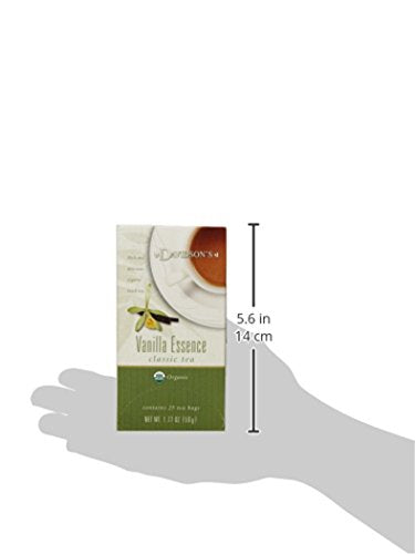 Davidson's Organics, White Peach, 25-count Tea Bags, Pack of 6