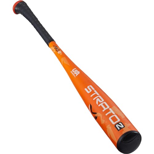 Axe | Strato 2 | USA Baseball Bat | Drop -10/-8/-5 | 1-Piece Alloy | 2 5/8" Barrel | Orange/Black (-10, 27")