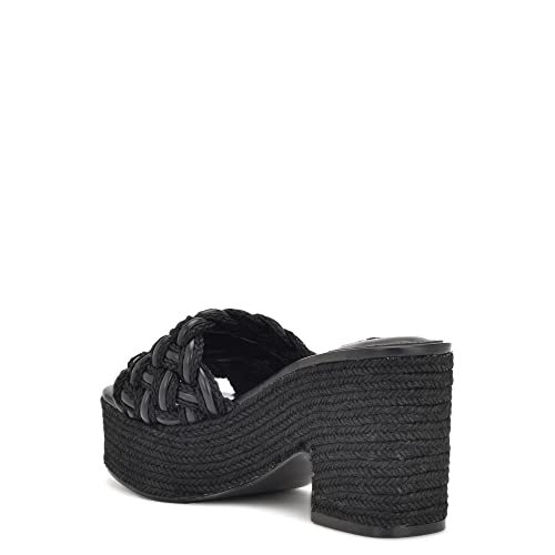 Nine West Women's Roxana Wedge Sandal, Medium Blue 420, 11