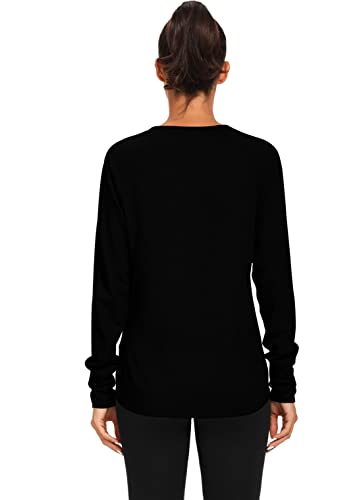 Muzniuer Long Sleeve Shirts for Women-Long Sleeve Workout Shirts for Women Yoga Sports Running Shirt Workout Top Activewear Exercise Shirts WineRed M