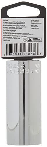 CRAFTSMAN Deep Socket, SAE, 1/2-Inch Drive, 11/16-Inch, 12-Point (CMMT47524)