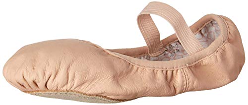 Bloch Child Ballet Shoes Toddler Shoes, Girls Shoes, High Durability Soft Leather Upper, Flexibility Full Suede Outsole, Pre-Sewn Elastic, 12.5 Narrow Little Kid