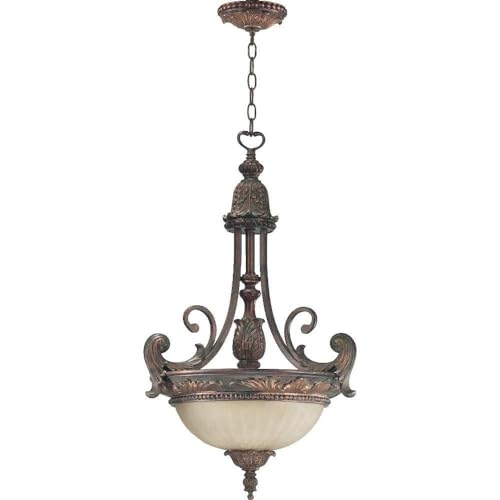 Quorum Lighting Madeleine - 3 Light Pendant in Traditional Style - 19.5 inches Wide by 29.25 inches high -Traditional Installation