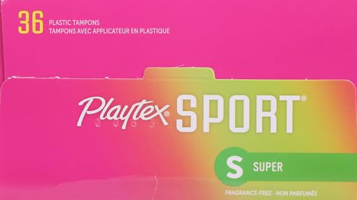 Playtex Sport Tampons, Super Absorbency, Fragrance-Free - 36ct