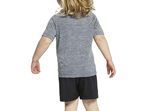 Nike Boy`s Dri-Fit T-Shirt & Shorts 2 Piece Set (4T) Grey/Black