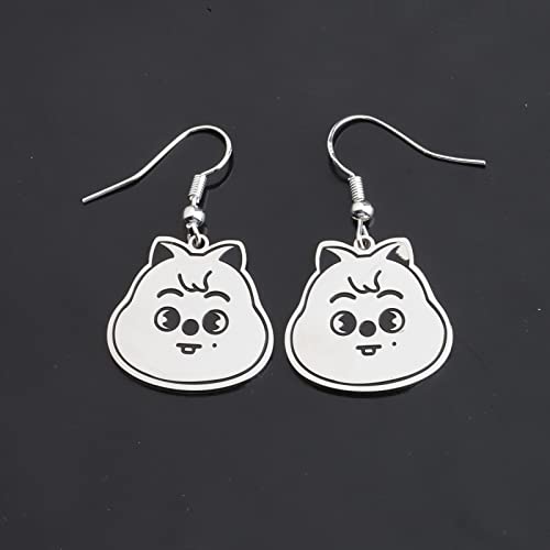 Stay Earrings Skz Member Gift Stay Merch Stay Fan Gift Stay Animal Charms Earrings (Bear)