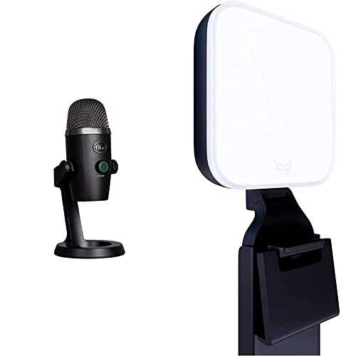 Logitech for Creators Blue Yeti Nano USB Microphone for Gaming, Streaming, Podcasting, Twitch, YouTube, Discord, Recording for PC and Mac, Plug & Play -Blackout