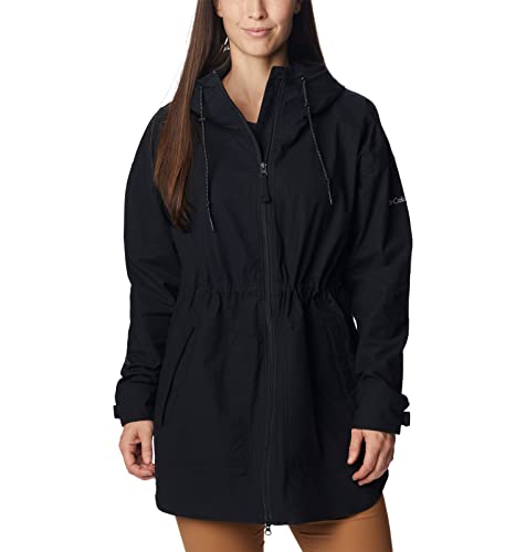 Columbia Women's Sage Lake Long Lined Jacket, Black, Small