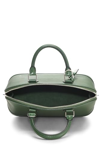 Louis Vuitton, Pre-Loved Borneo Green Epi Alma PM, Green