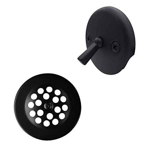 Westbrass Beehive Grid Bath Waste - 22" Make-Up, 17 Gauge Tubing, Matte Black, D324-62