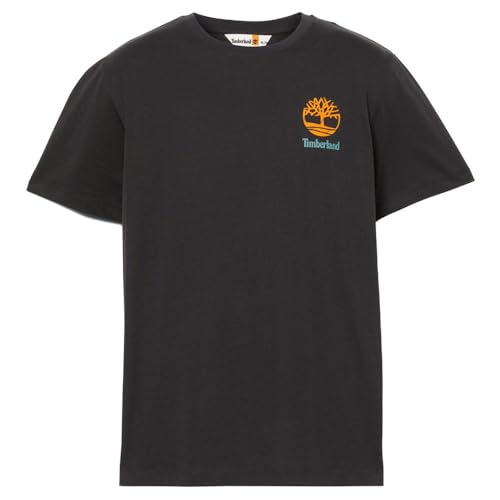 Timberland Men's Back Forest Graphic, Black Small