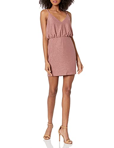 Speechless Womens Sleeveless Blouson Dress, Dusty Rose, X-Small US