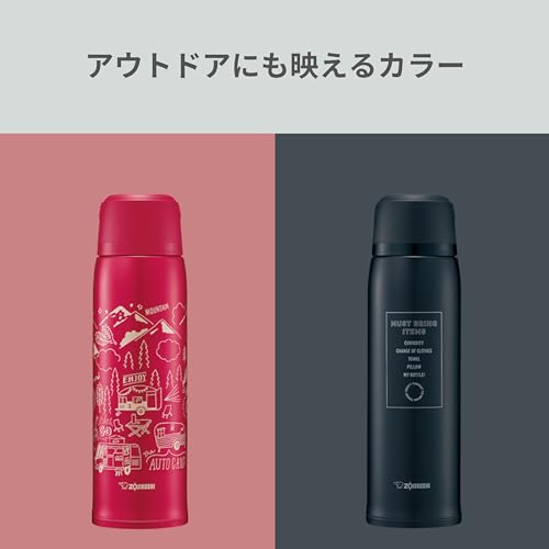 Zojirushi SJ-JS10RA Stainless Steel Bottle Mug, Red