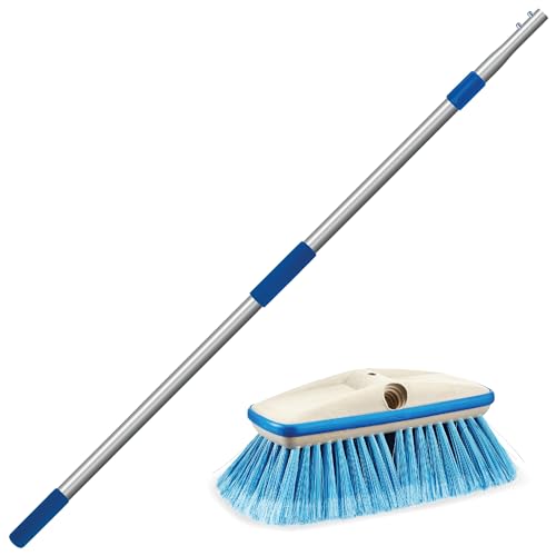 Star brite 040192 Deluxe 8" Deck Brush with Standard 3'-6' Extendable Handle
