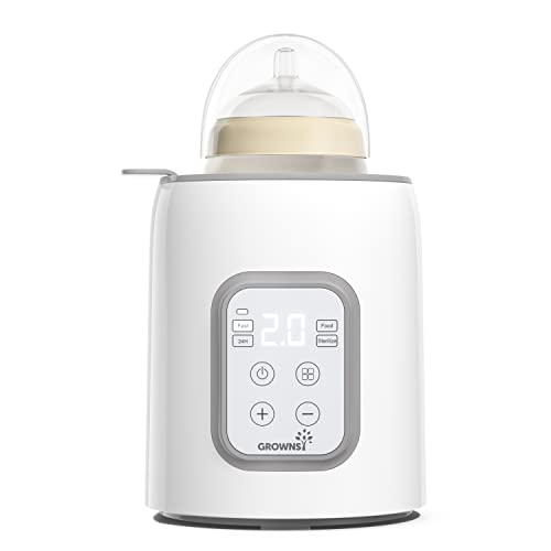 Bottle Warmer, GROWNSY 8-in-1 Fast Baby Milk Warmer with Timer for Bre