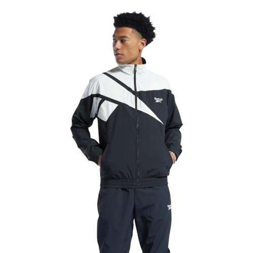 Reebok Men's Standard Classics Track Top, Night Black, XX-Small